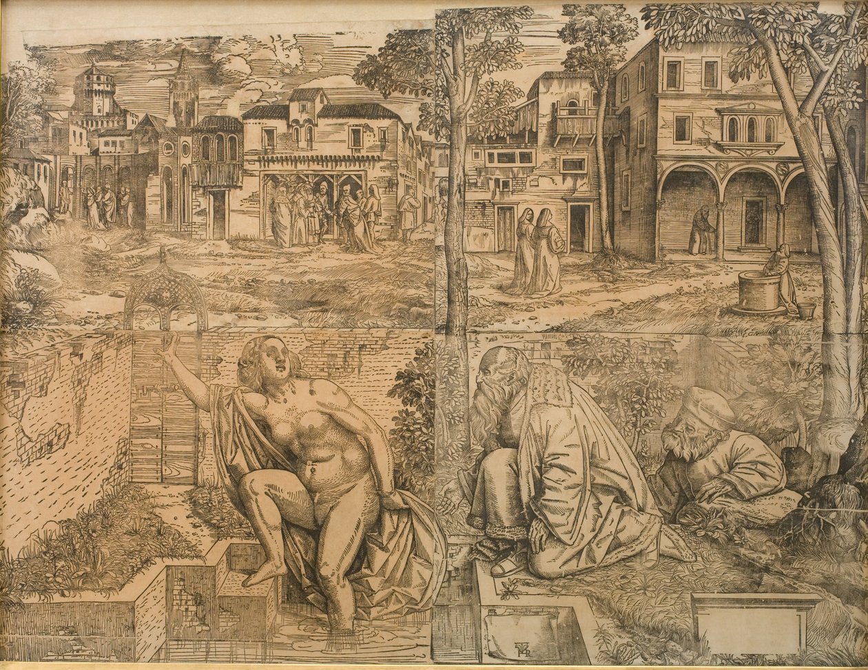 Susanne no banheiro de Girolamo da Treviso d.Y.