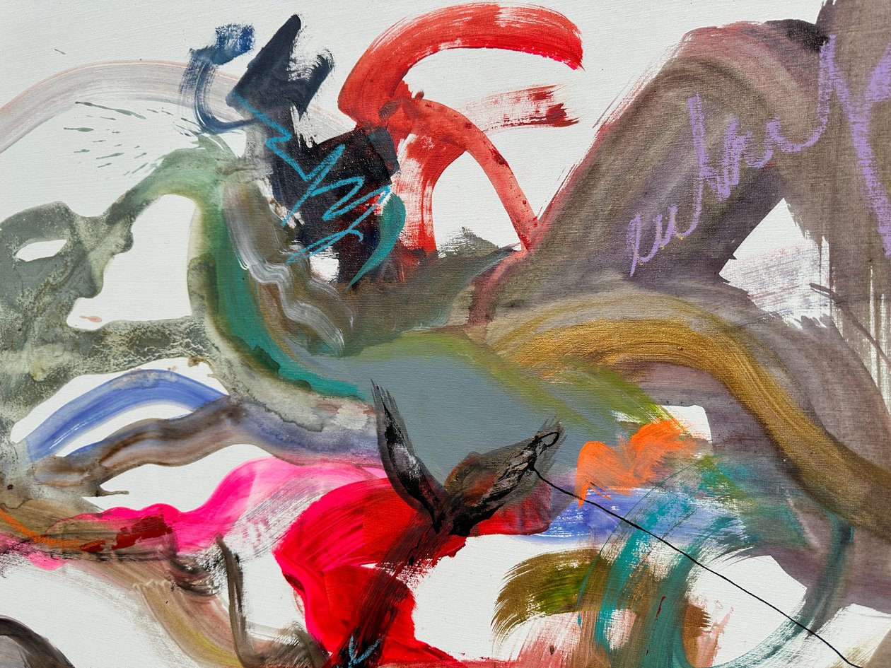 Loving Nature (acrílico sobre tela) de Gisela Gaffoglio