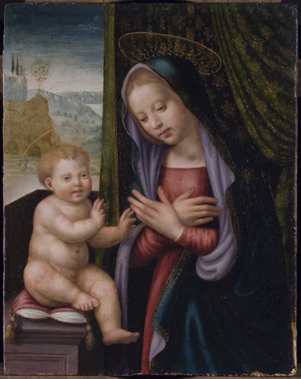 Madonna e criança de Giuliano Bugiardini