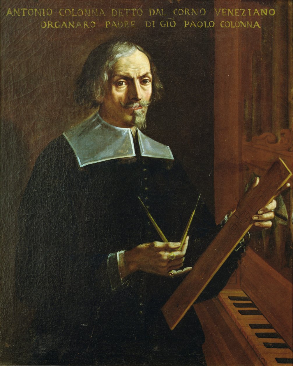 Retrato de Antonio Colonna (óleo sobre tela) de Giuliano Dinarelli