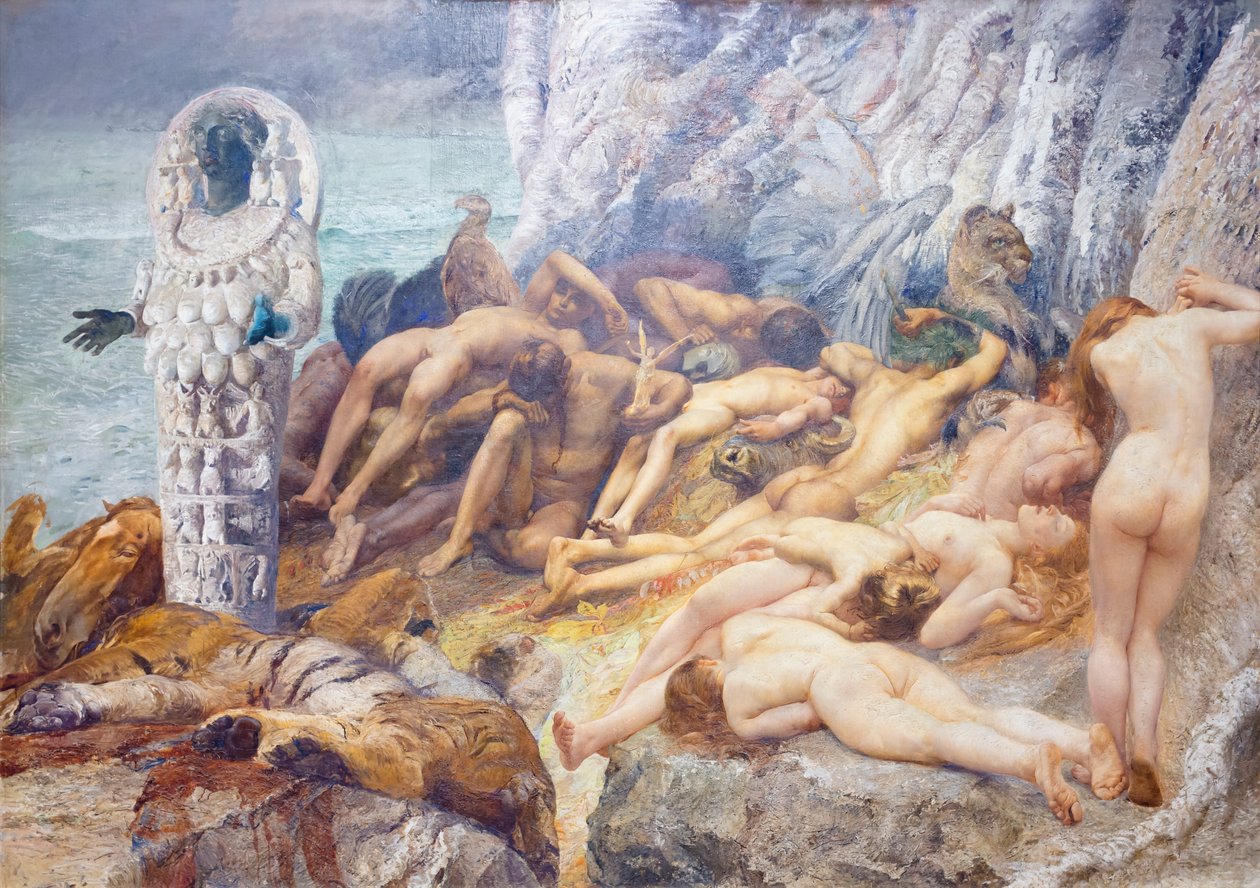 Diana de Éfeso e os escravos de Giulio Aristide Sartorio