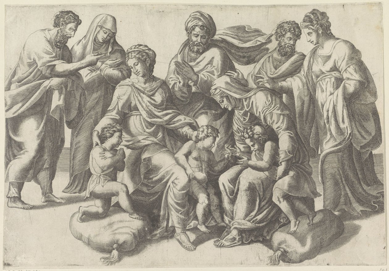 Virgindade Santa de Giulio Bonasone