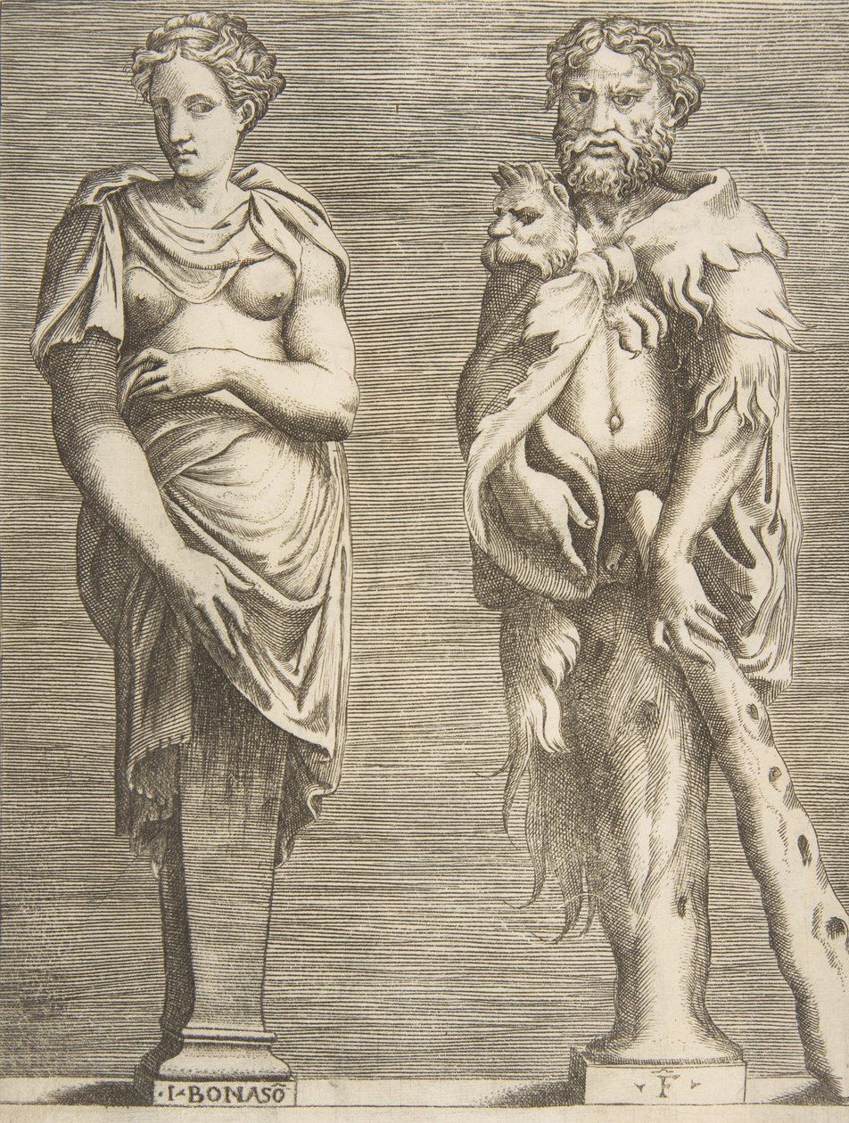 Termos de Hércules e Deianira, c. 1531-76., c. 1531-76. de Giulio Bonasone