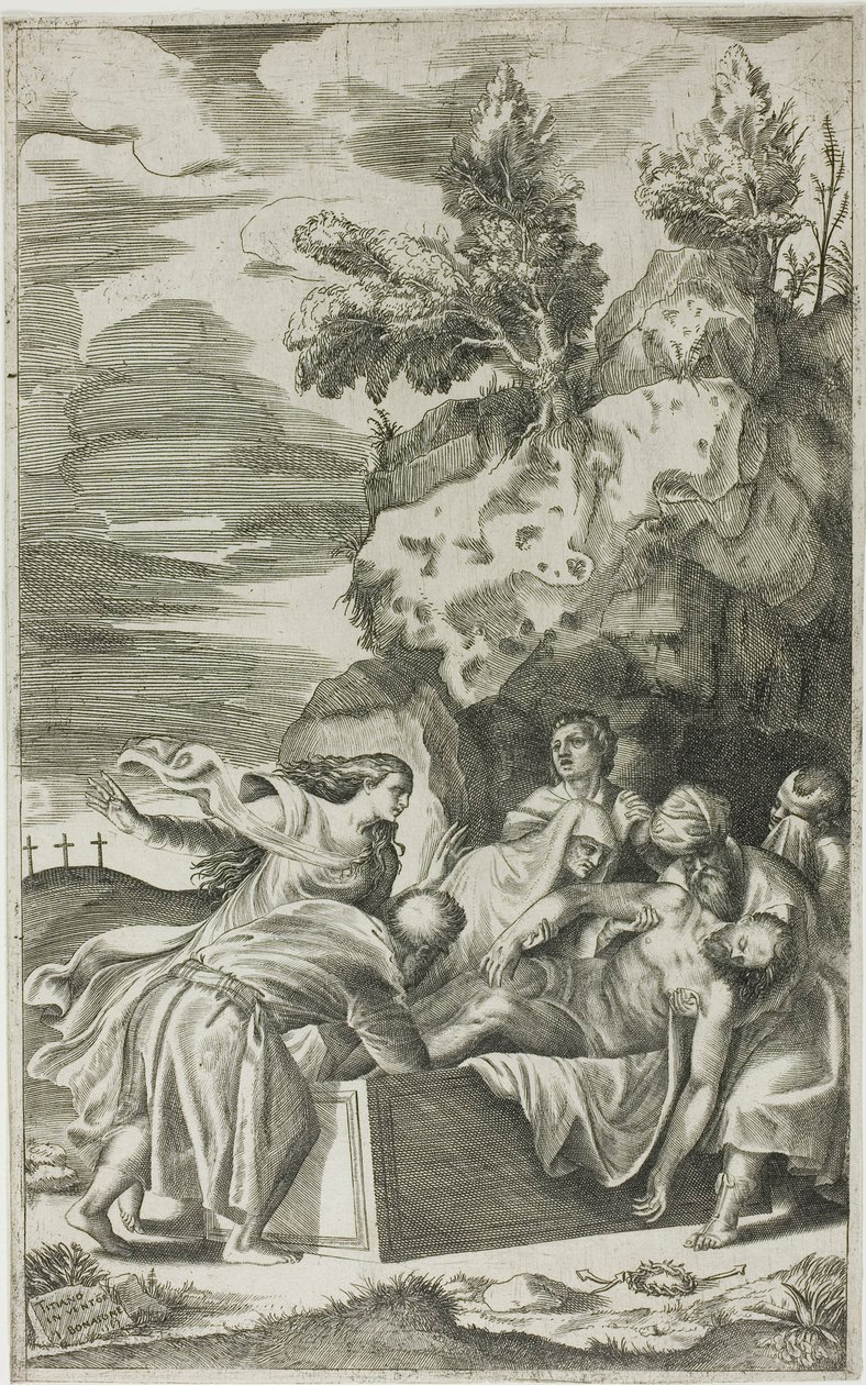 O sepultamento de Giulio Bonasone