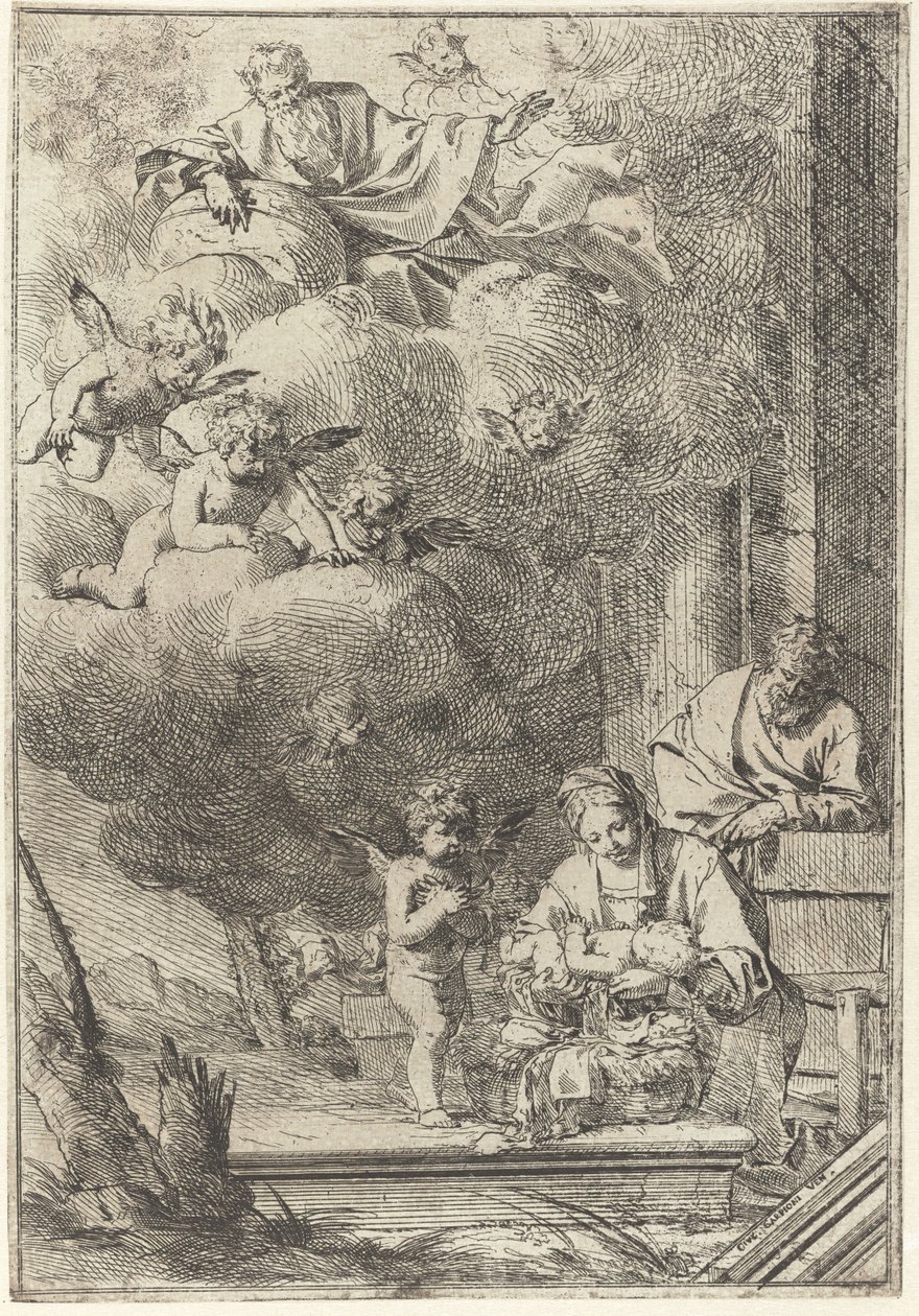 Nascimento de Cristo de Giulio Carpioni (I)
