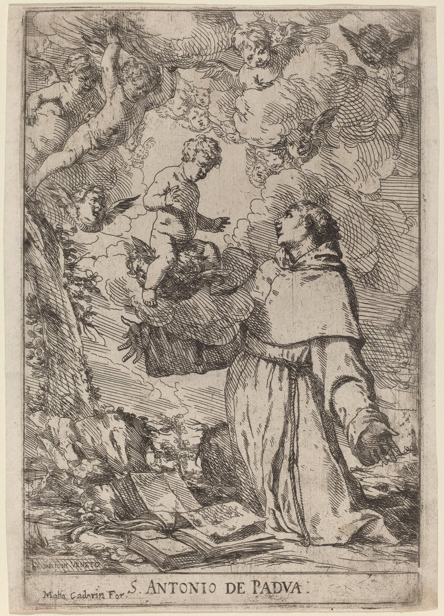 Santo Antônio de Pádua de Giulio Carpioni