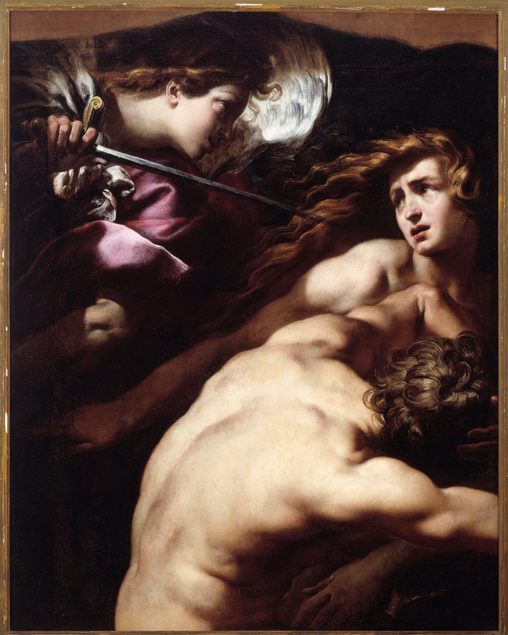 Adão e Eva (óleo sobre tela de Giulio Cesare Procaccini