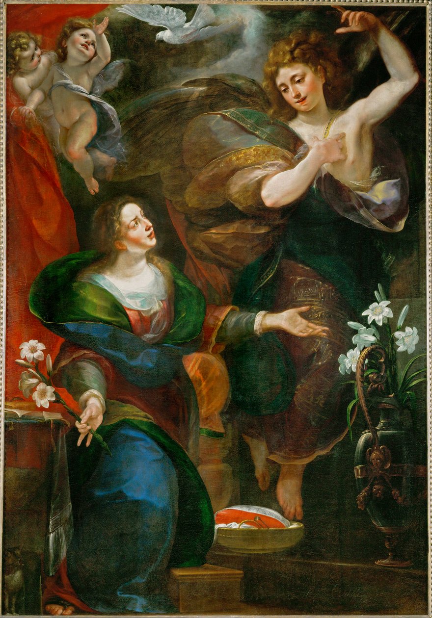 Anunciação ... de Giulio Cesare Procaccini