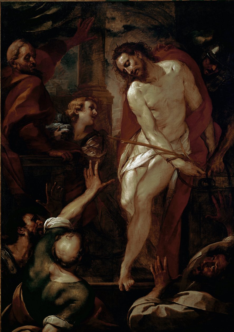 Ecce Homo. (óleo sobre tela de Giulio Cesare Procaccini