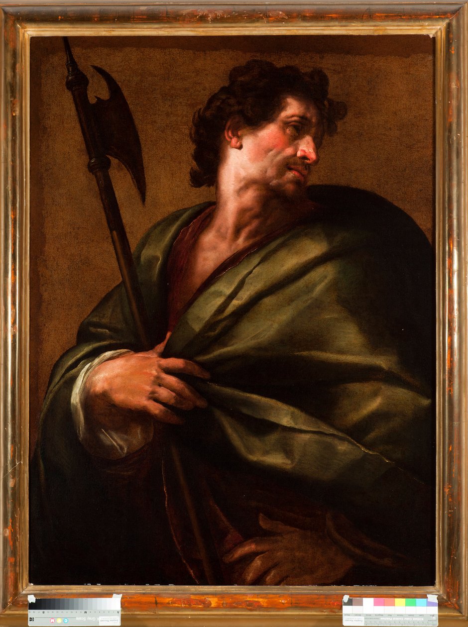 Representação do apóstolo São Mateus (O apóstolo São Mateus) Pintura de Giulio Cesare Procaccini (1574-1625) de Giulio Cesare Procaccini