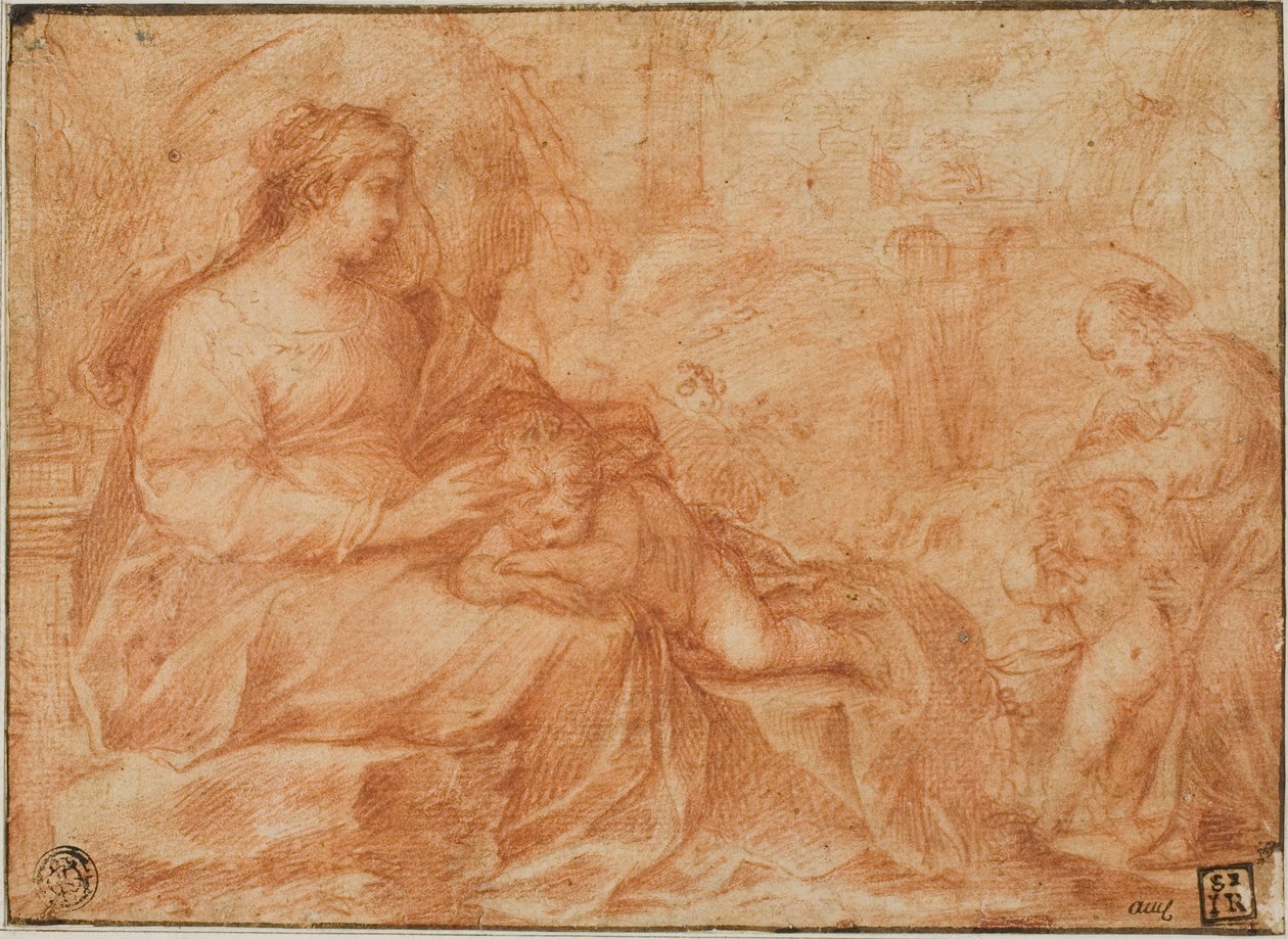 Descanso no voo para o Egito de Giulio Cesare Procaccini