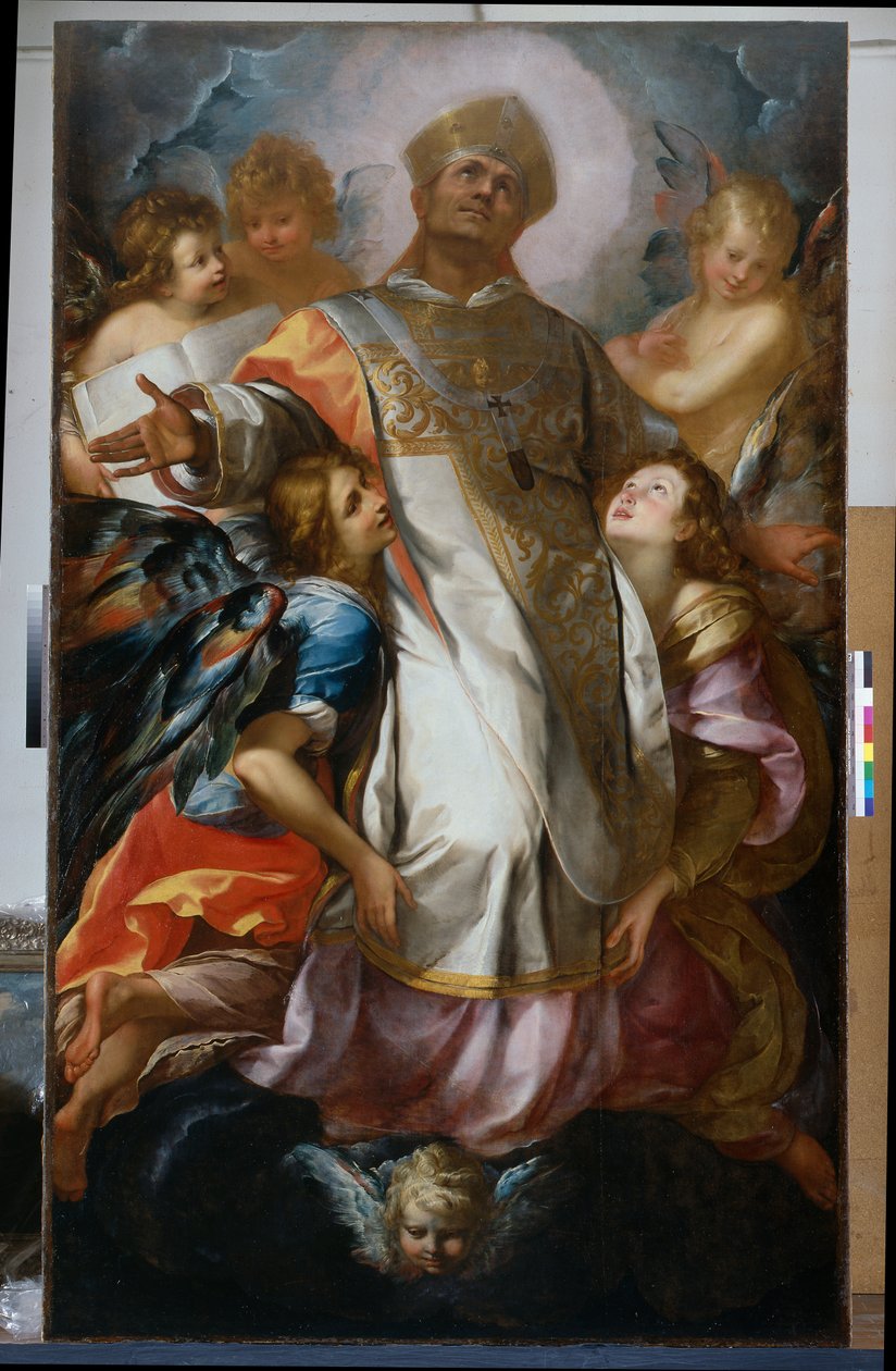 São Carlos em glória de Giulio Cesare Procaccini