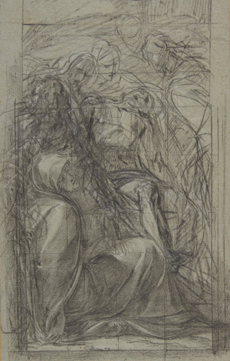 Estudo para a Pietà, 1604. de Giulio Cesare Procaccini