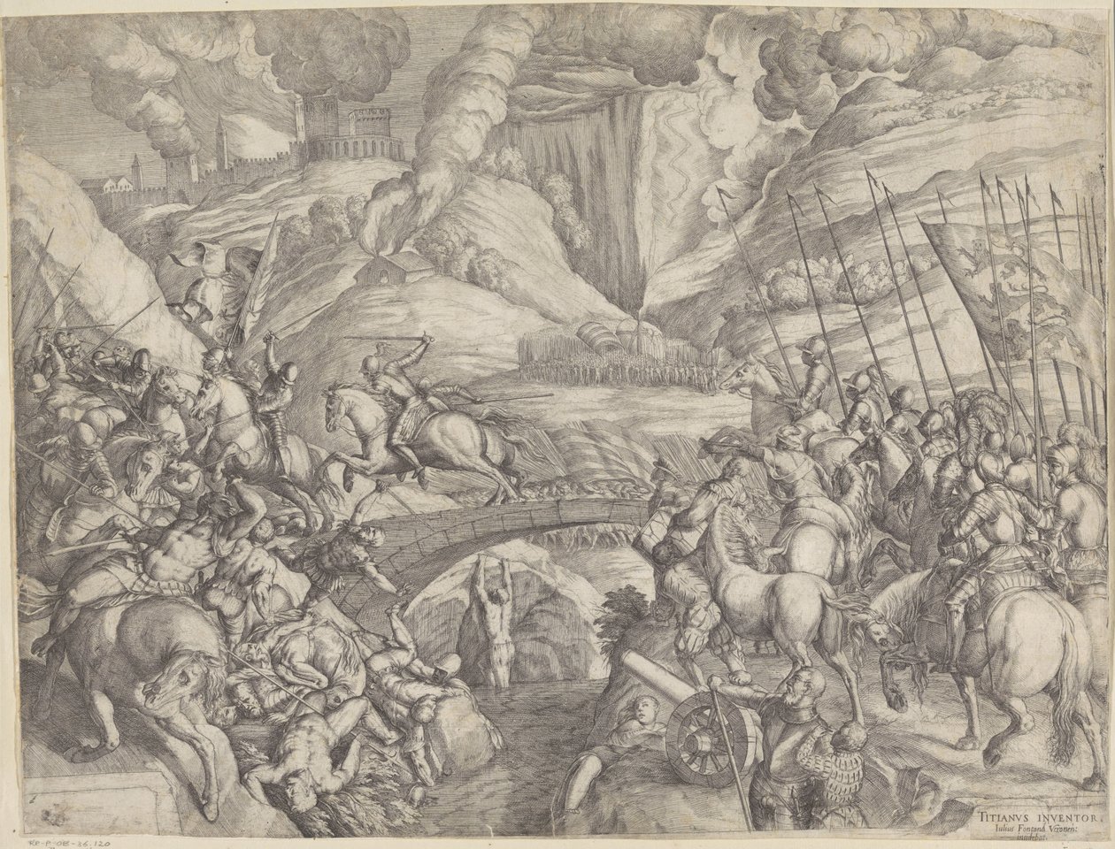 A Batalha de Spoleto de Giulio Fontana