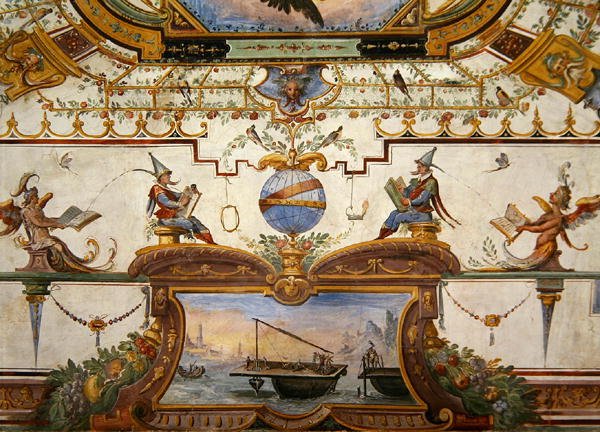 Painel de tecto do Stanzino delle Matematiche (fresco com têmpera) (ver 254070 e 254072-3) de Giulio Parigi