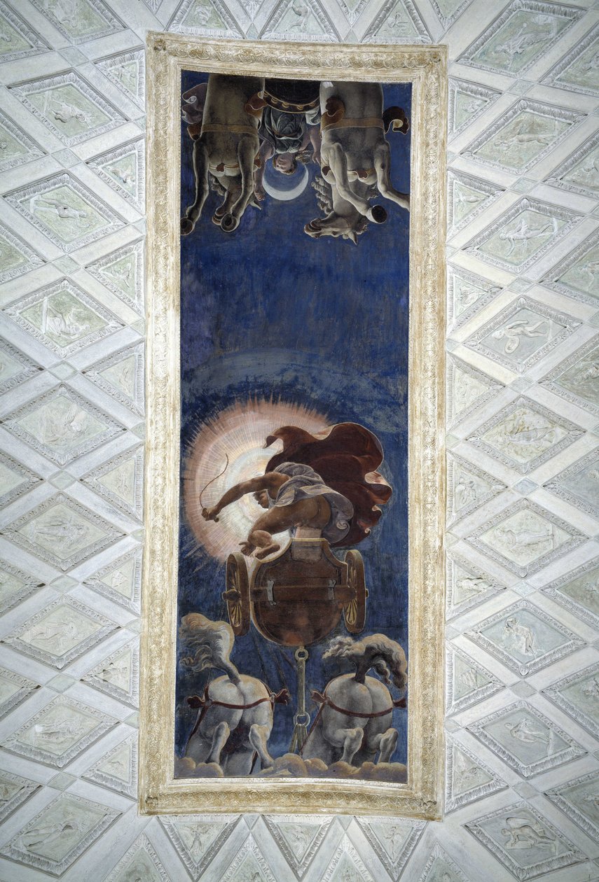 Teto do solário do Palácio de Té em Mântua de Giulio Romano