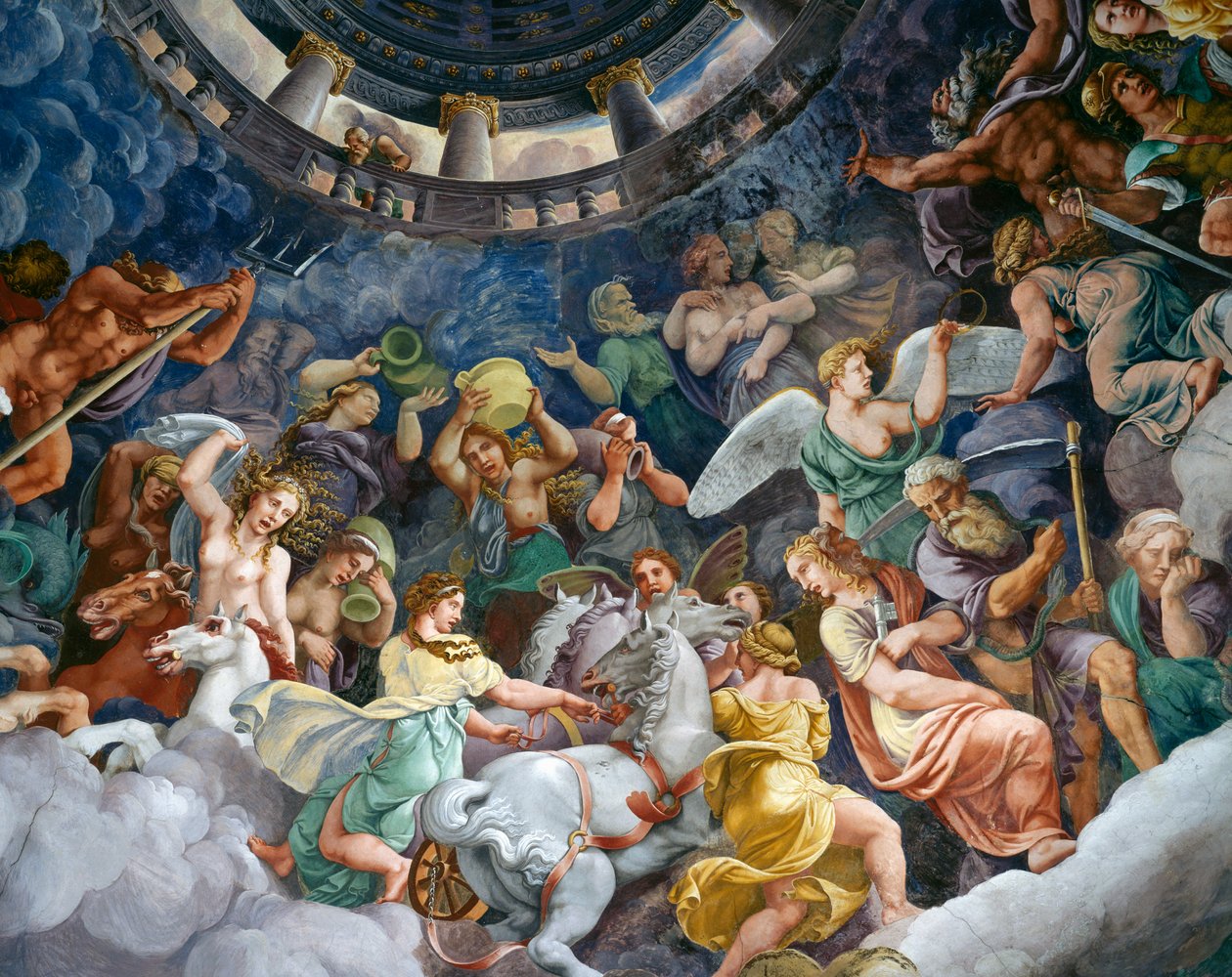 deuses do Olimpo de Giulio Romano