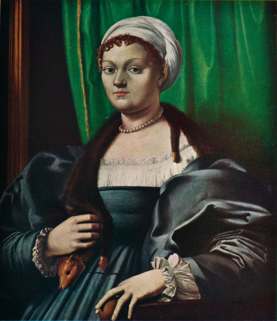 Retrato de uma senhora, século XVI de Giulio Romano