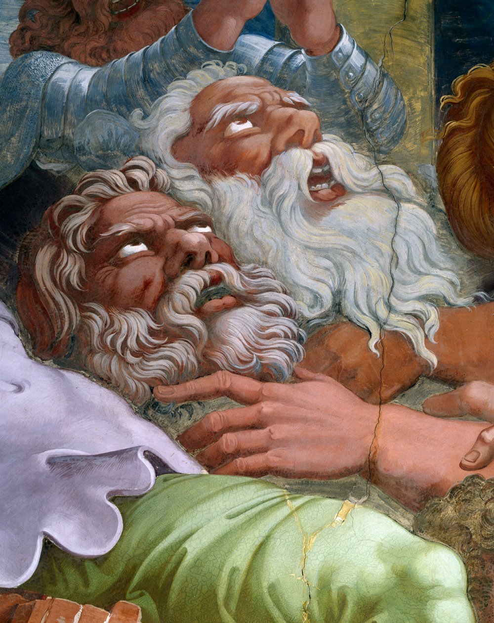 Os gigantes rebeldes castigados por Júpiter de Giulio Romano