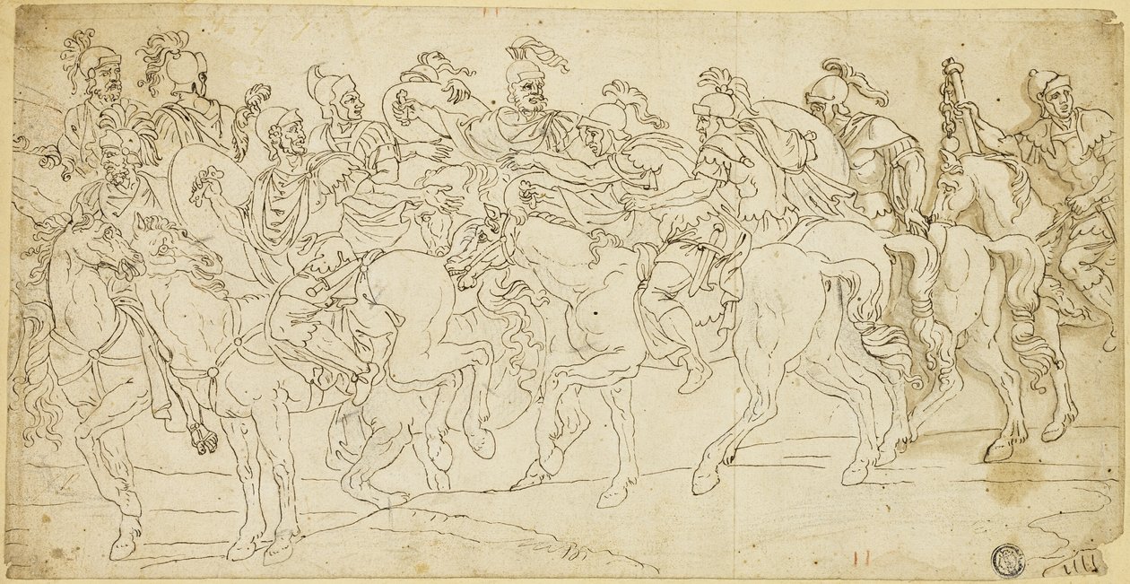 Cavalaria Romana na Marcha de Giulio Romano