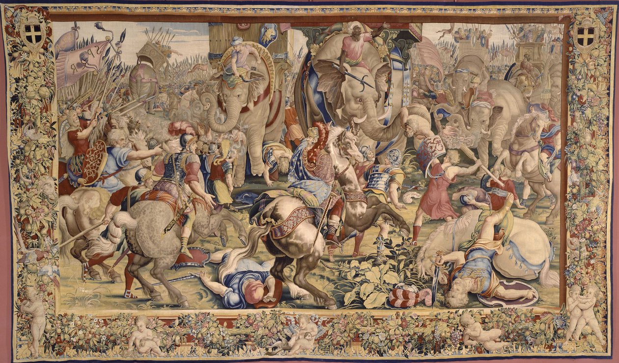 A Batalha de Zama de Giulio, Romano