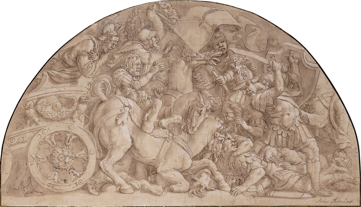 A Batalha dos Horatii, de Giulio Romano