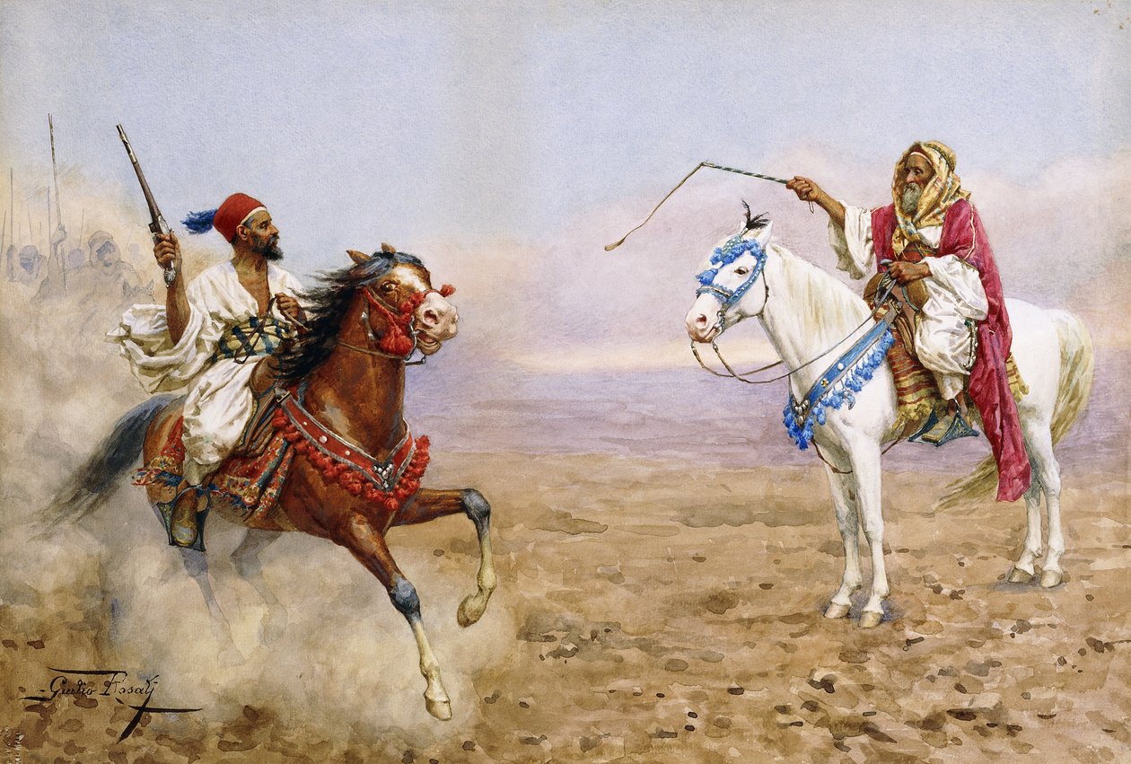 Cavaleiros árabes, de Giulio Rosati