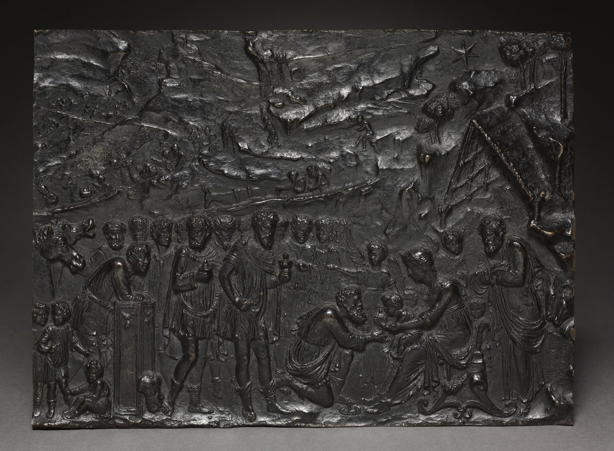 Adoração dos Magos, c. 1500-1525. de Giulio della Torre