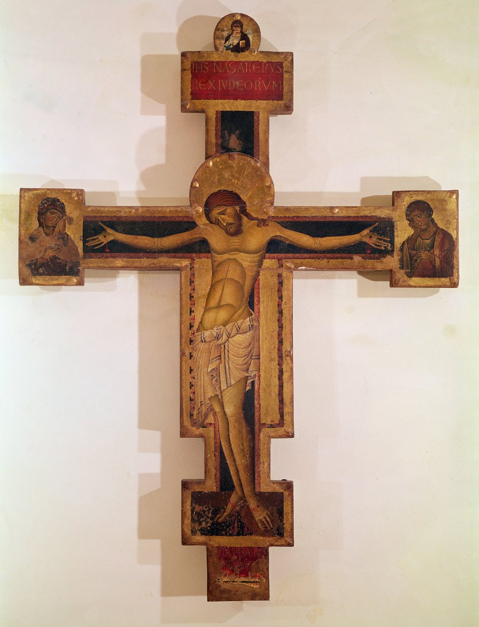 Crucificação (tempera no painel) de Giunta Pisano