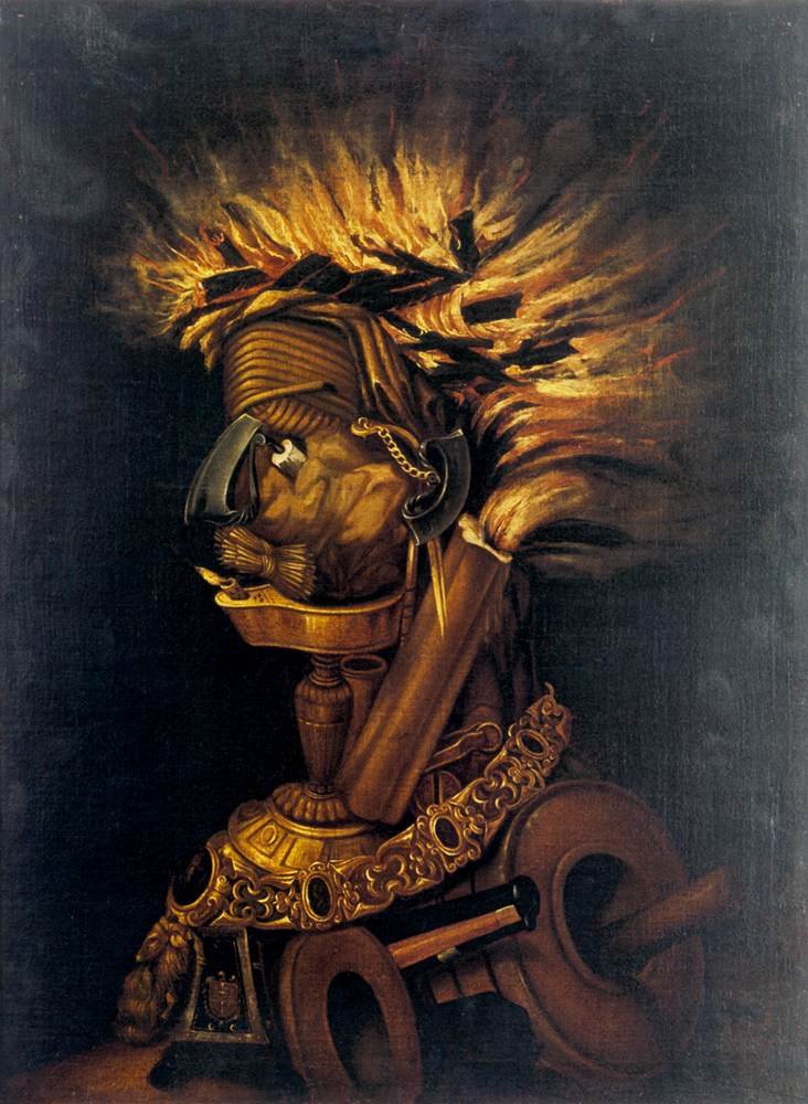 Fogo de Giuseppe Arcimboldo