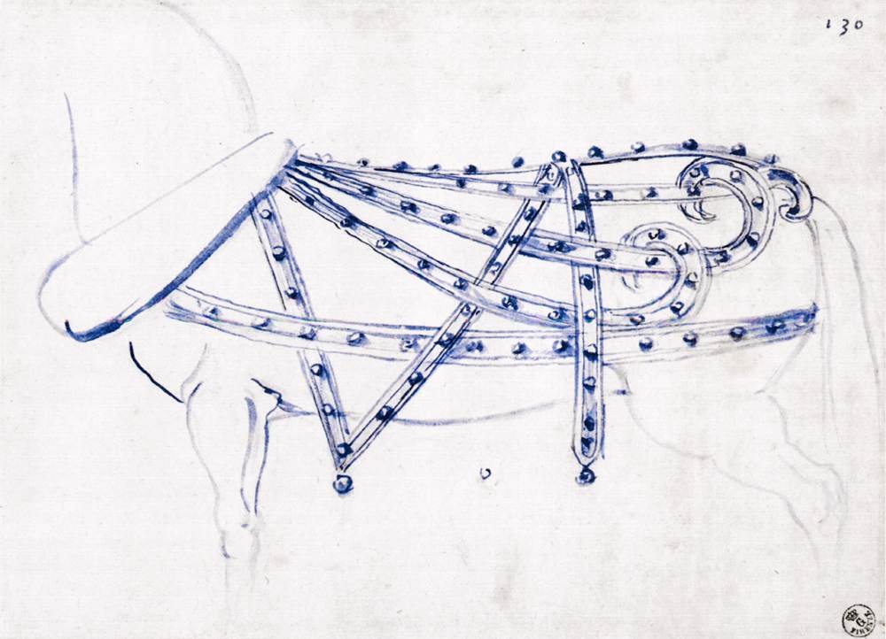 Sela para cavalo de trenó de Giuseppe Arcimboldo