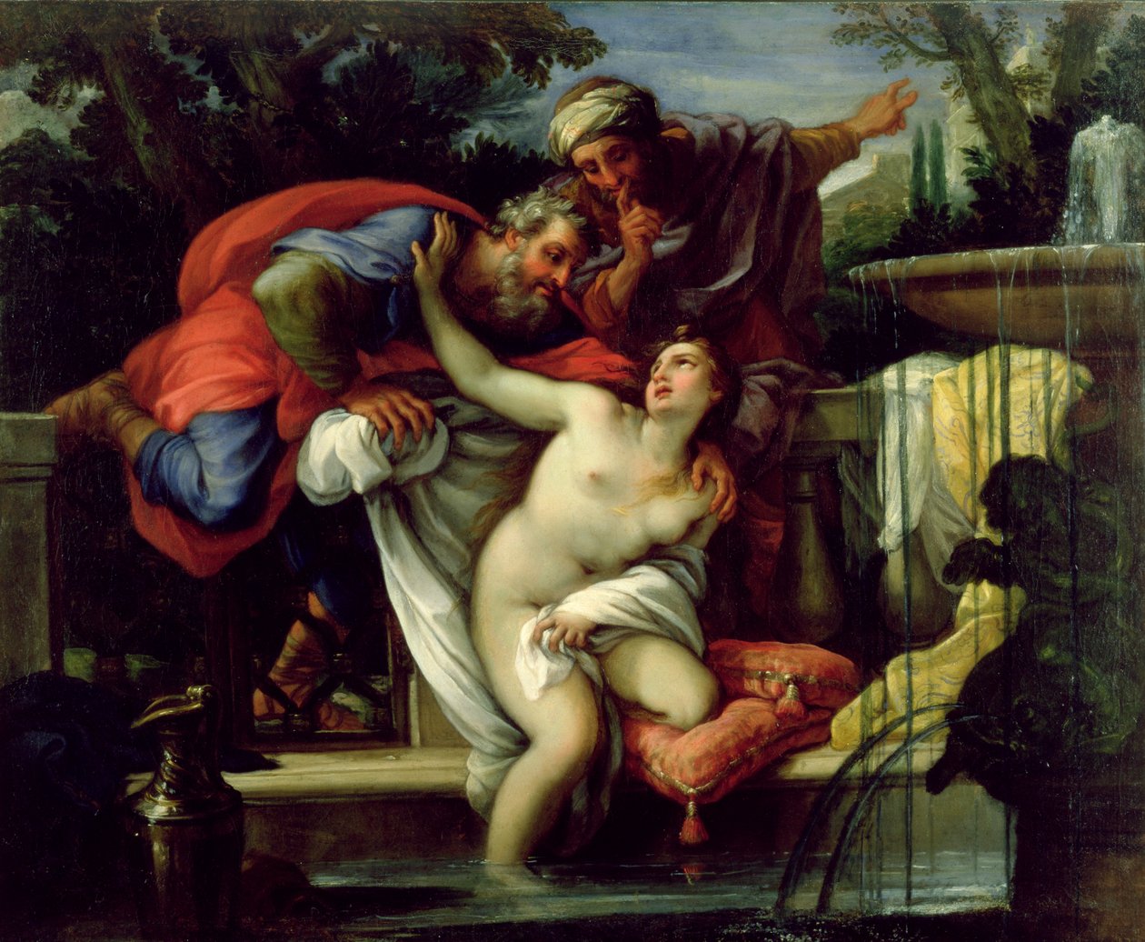Susanna e os anciões de Giuseppe Bartolomeo Chiari
