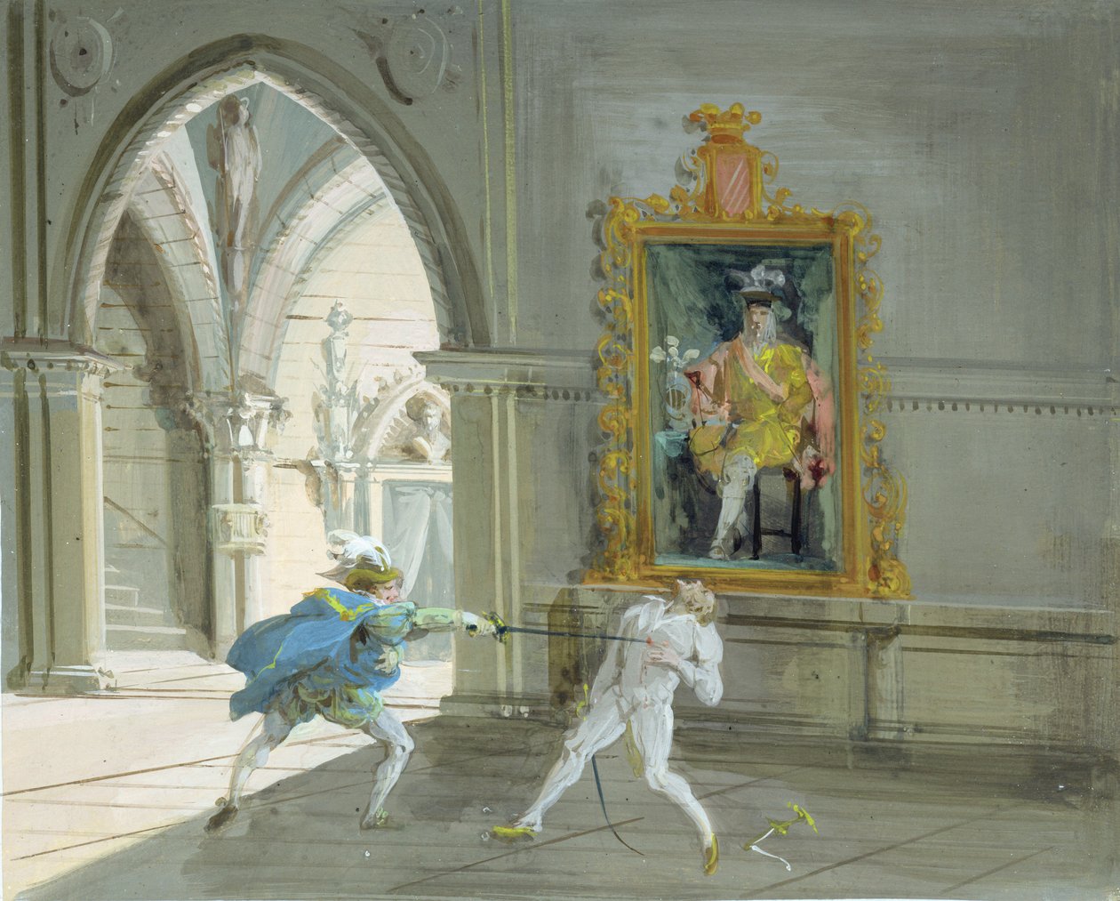 Don Juan, o duelo de Giuseppe Bernardino Bison