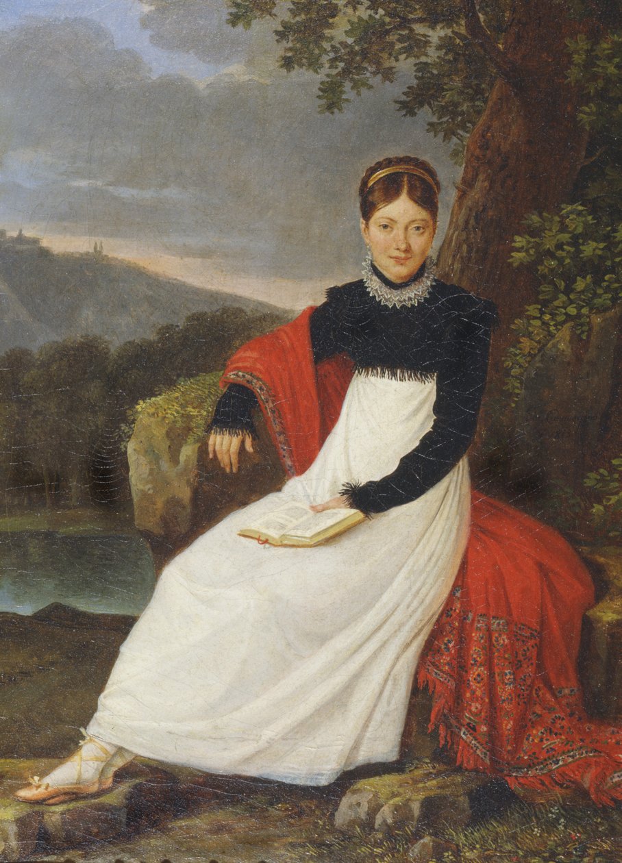 Retrato da rainha Maria Carolina de Nápoles de Giuseppe Cammarano