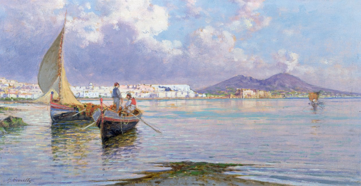 Nápoles, de Mergellina de Giuseppe Carelli