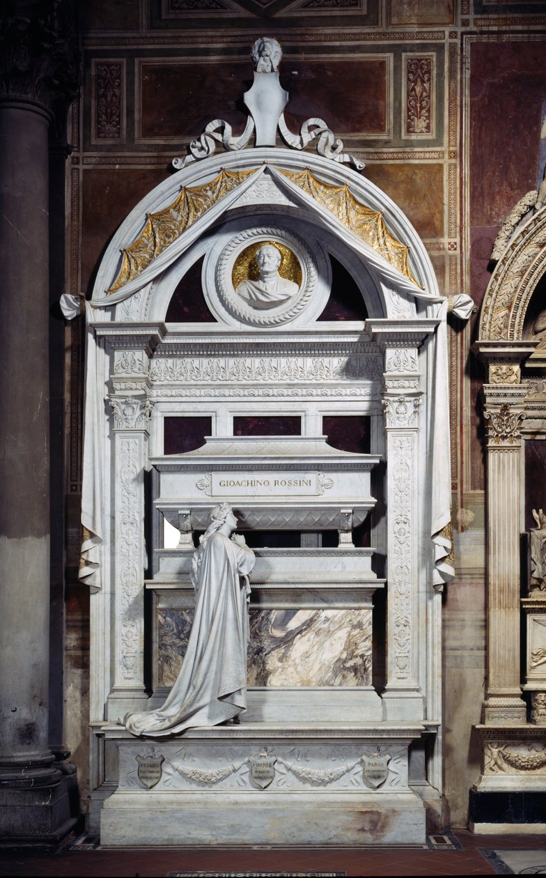 Monumento a Gioacchino Rossini (1792-1868) 1900 (mármore) de Giuseppe Cassioli