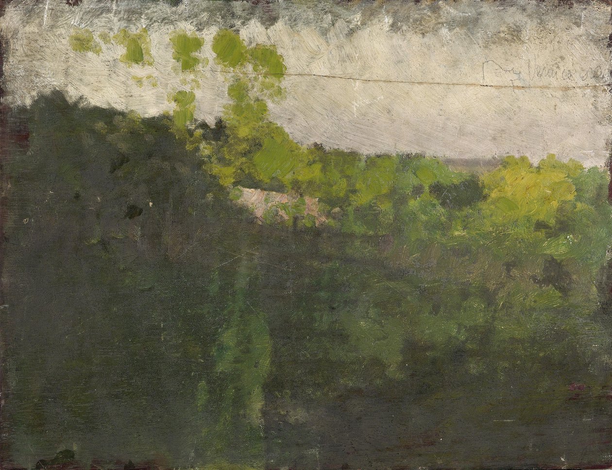 A lagoa no Bois de Boulogne de Giuseppe de Nittis