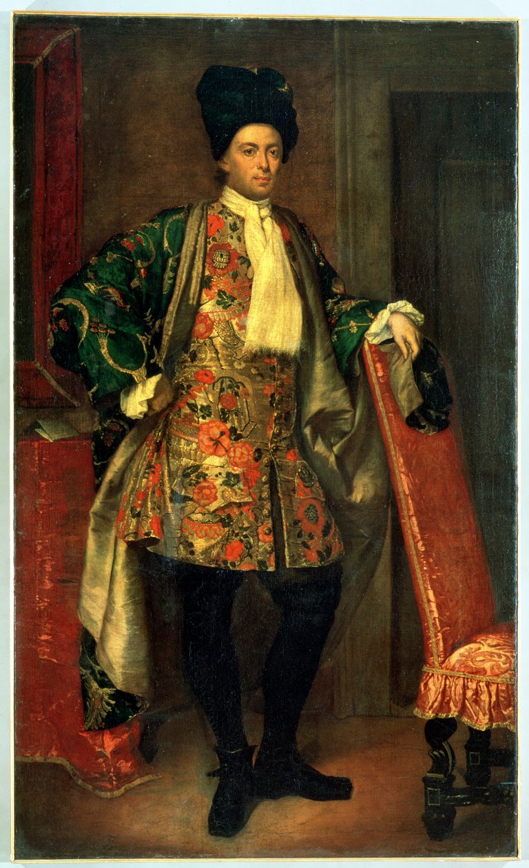 Retrato do Conde Giovanni Battista Vailetti de Giuseppe Ghislandi