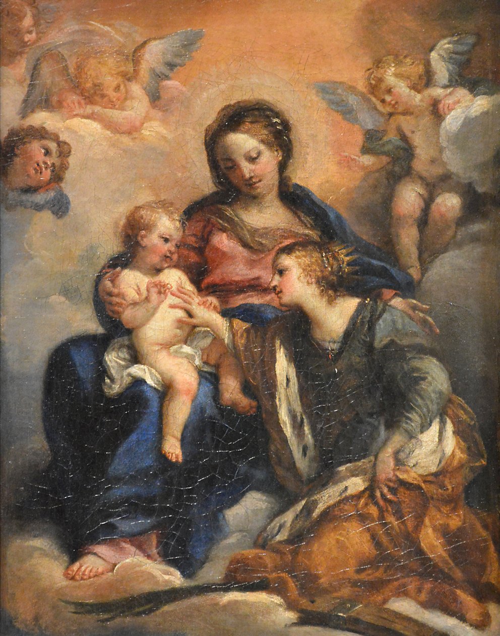 O casamento místico de Santa Catarina de Giuseppe Passeri