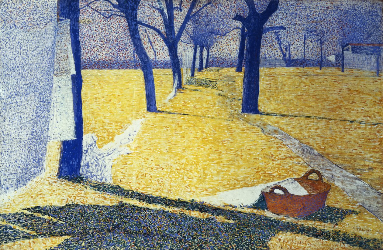 Lavando ao sol, 1905 de Giuseppe Pellizza da Volpedo