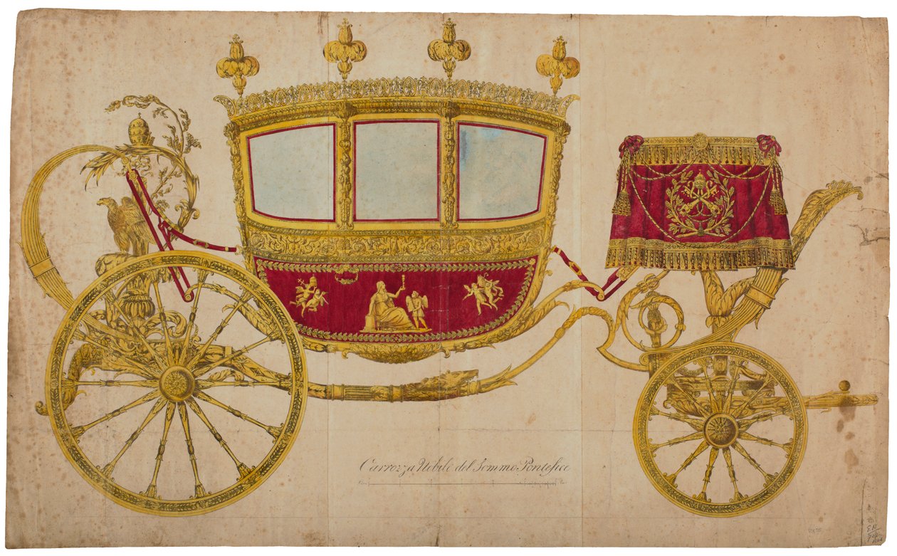 Transporte do Sumo Pontífice Pio VII de Giuseppe Pera