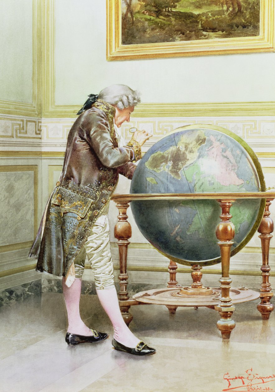 Estudando o Globo de Giuseppe Signorini