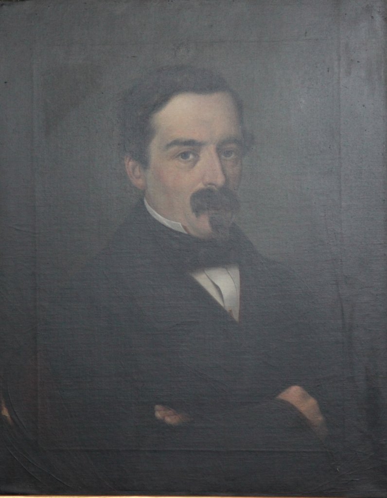 Retrato de um homem de Giuseppe Tominz