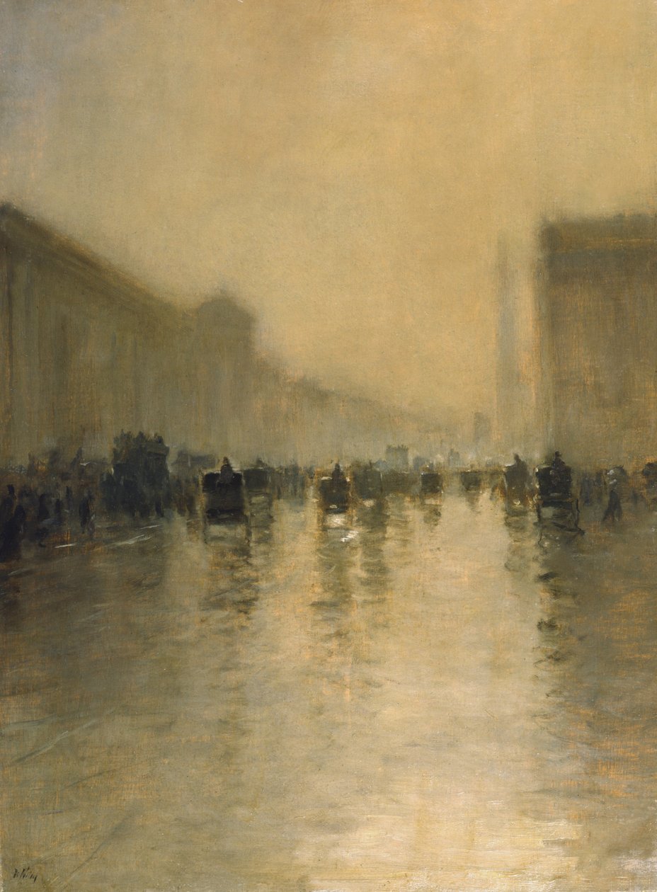 Dia nebuloso em Londres de Giuseppe de Nittis