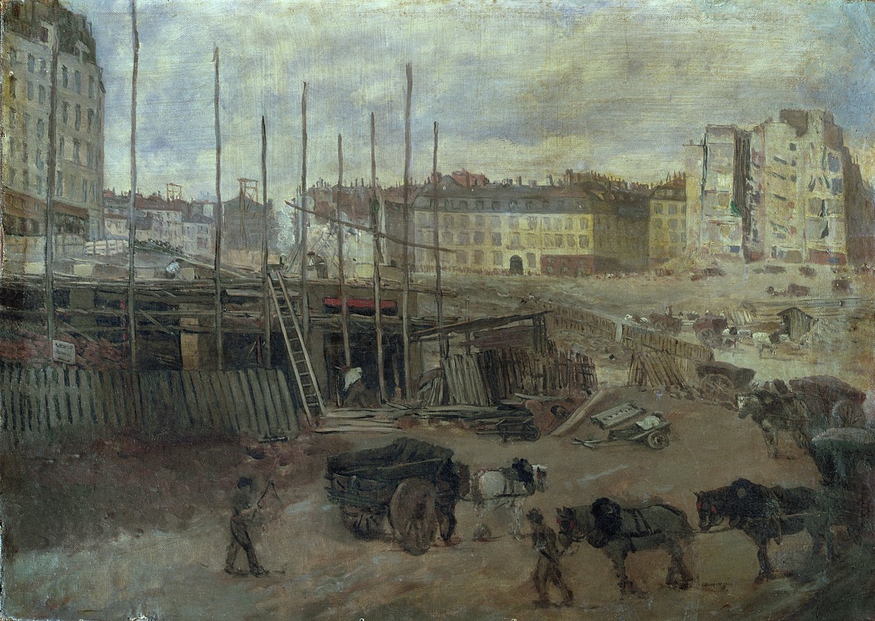 A avenida de l&39;Opera, 1878 de Giuseppe de Nittis
