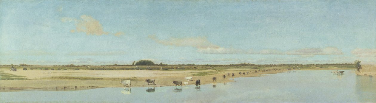 O rio Ofanto de Giuseppe de Nittis