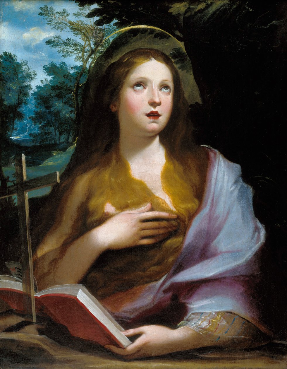 Madalena penitente. Pintura de Giuseppe Cesari conhecido como Il Cavaliere d