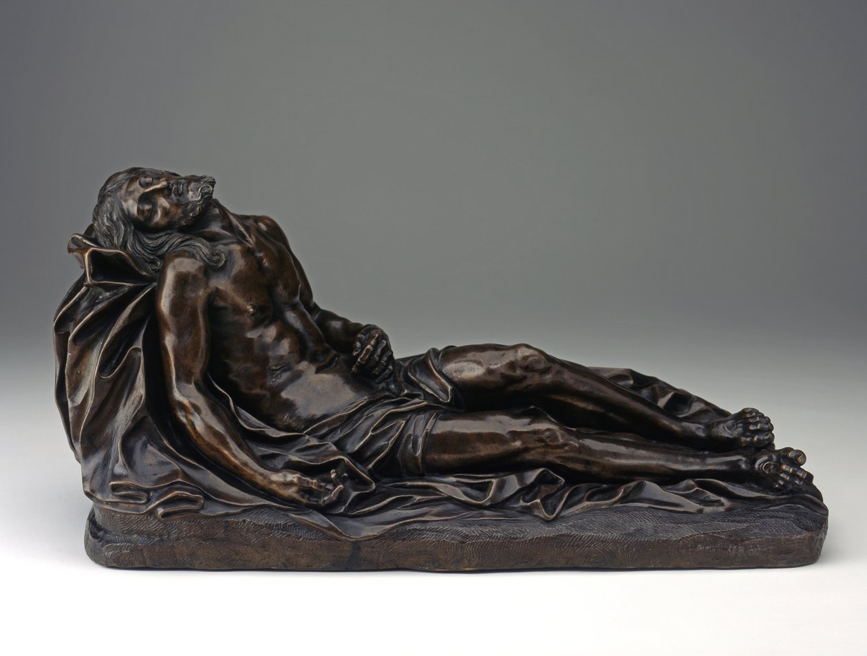 Cristo Deposto, c.1670-1680 (bronze) de Giuseppe (attr.to) Mazzolini