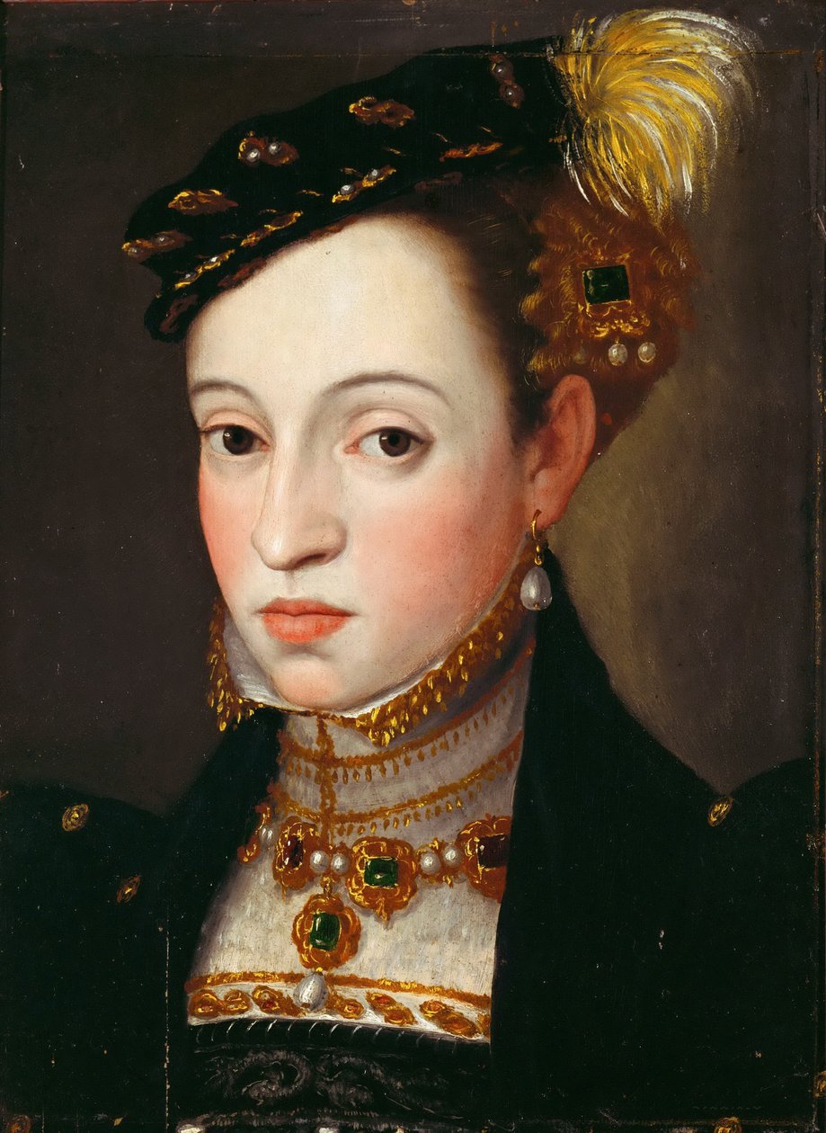 Arquiduquesa Madalena da Áustria 1532-1590, ca 1563 de Giuseppe Arcimboldo