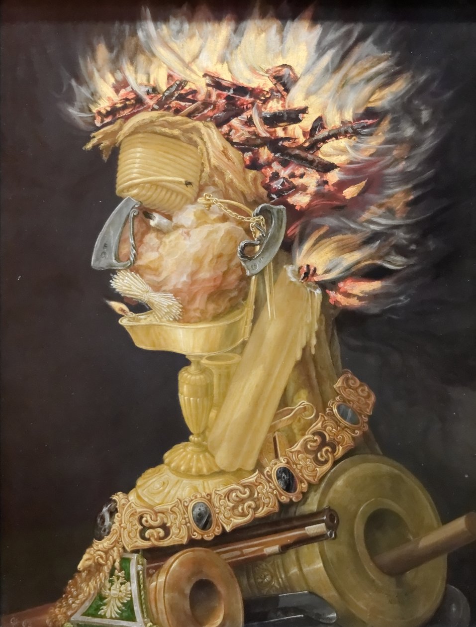 Alemão: Feuer Fire de Giuseppe Arcimboldo